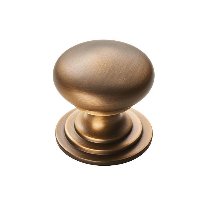 Antique Brass 42mm Victorian Cupboard Knob | M47DAB