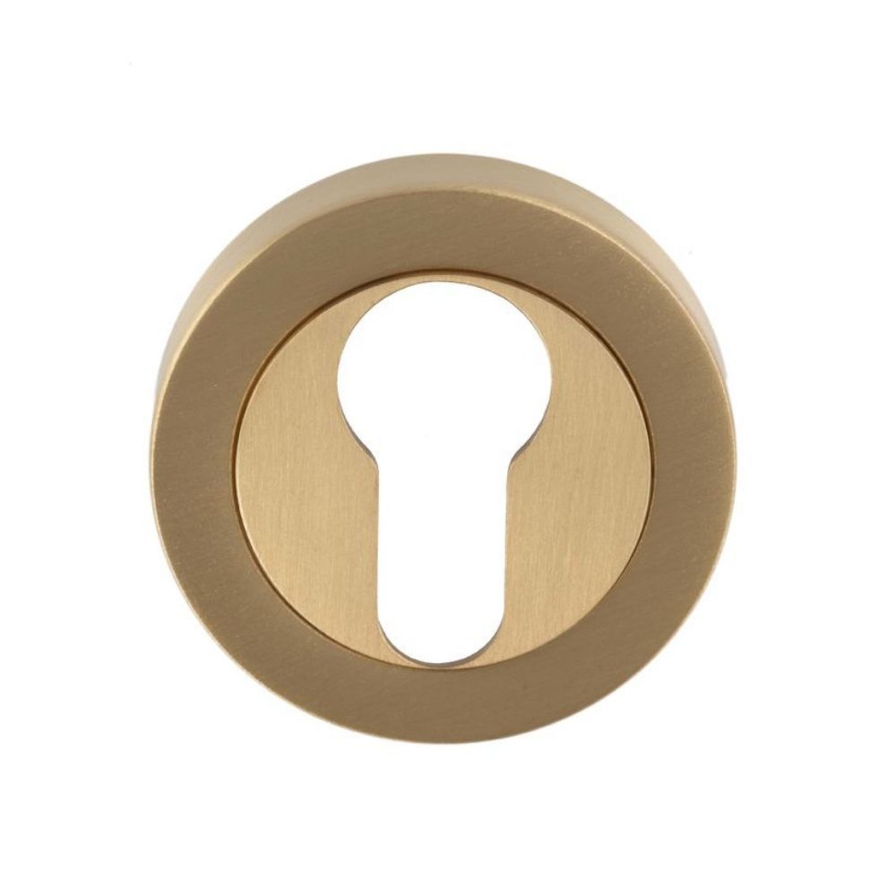 Carlisle Brass Satin Brass Euro Escutcheon | EUL001SB