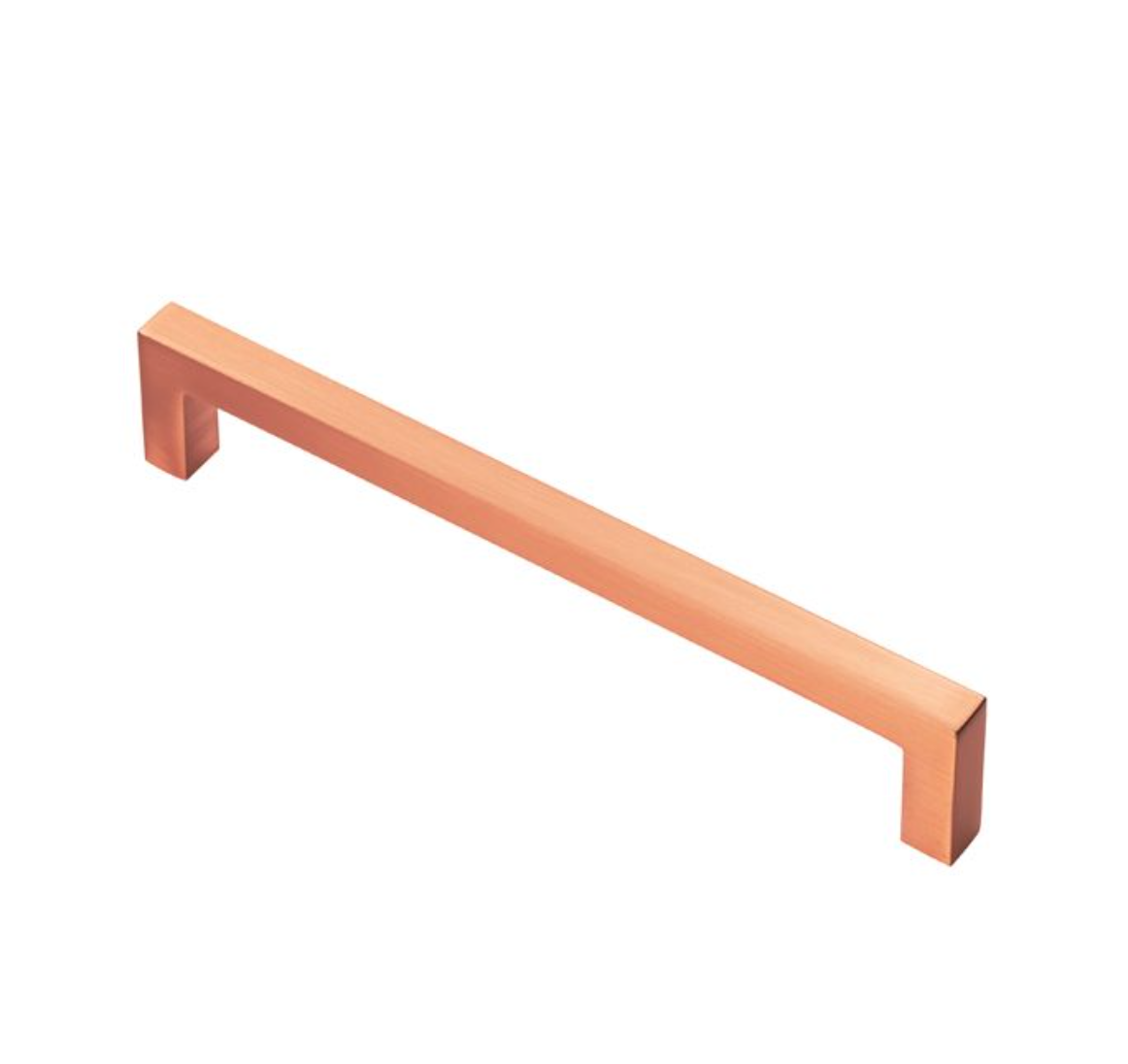 Satin Copper 160mm Square Section Block Cabinet Handle | FTD401CSCO