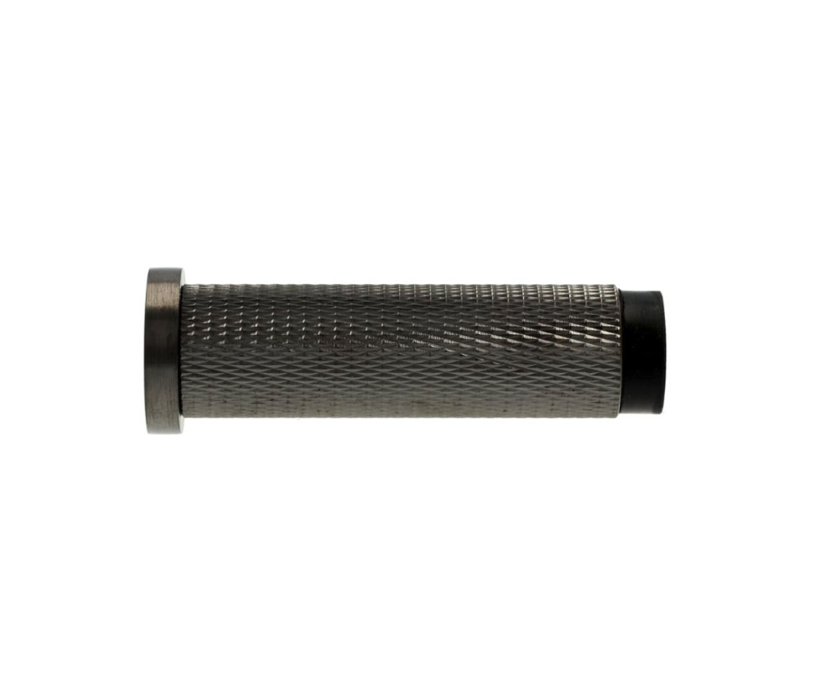 Dark Bronze PVD 75mm Knurled Projection Door Stop | AW600-75-DBZPVD
