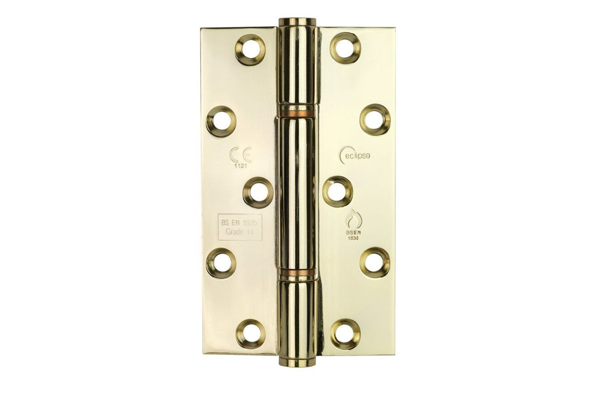 Eclipse Polished Brass 127mm 5" Grade 14 Thrust BB Hinges | 14109