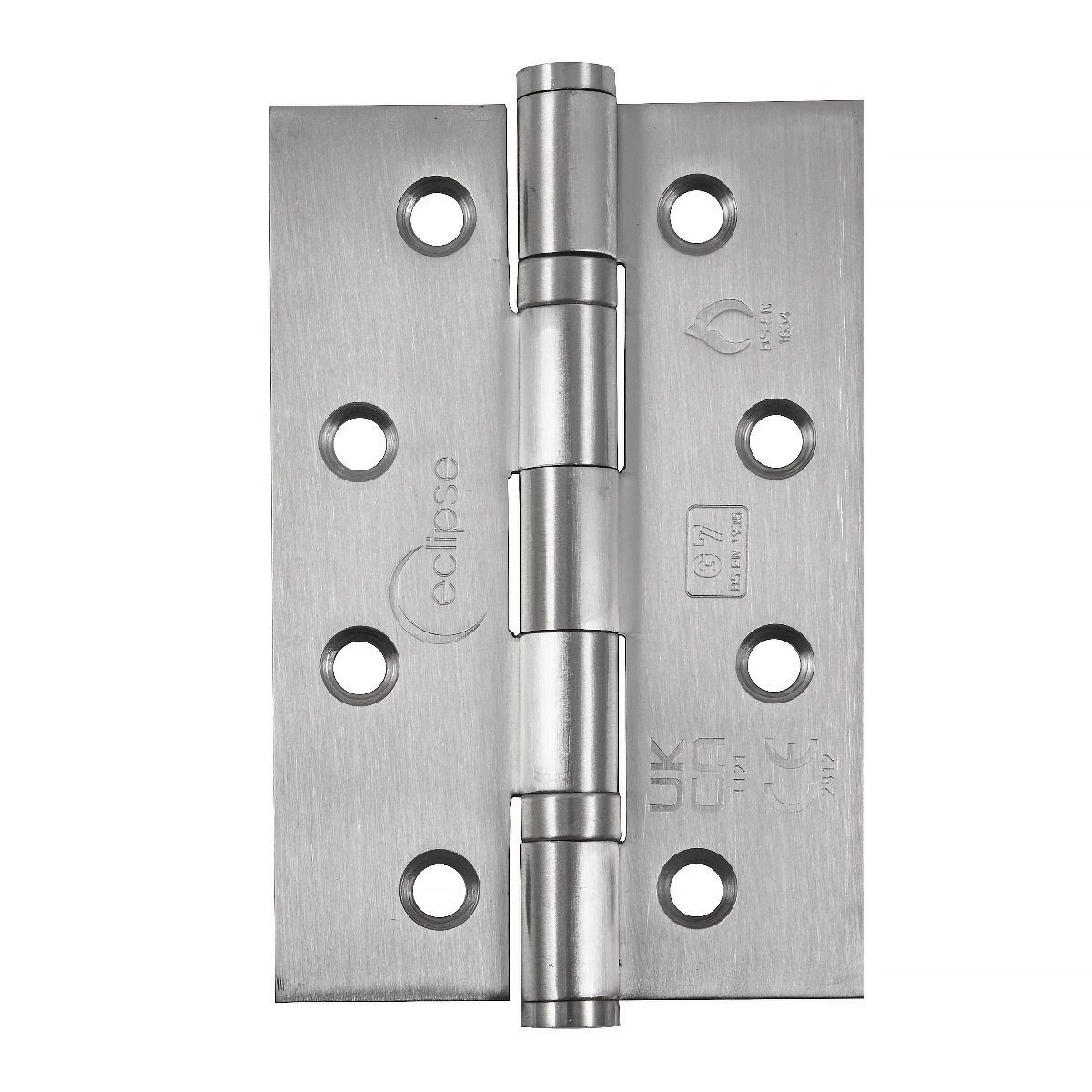 Eclipse Satin SS 102mm (4" ) Grade 7 Slim Knuckle BB Hinges | 14341
