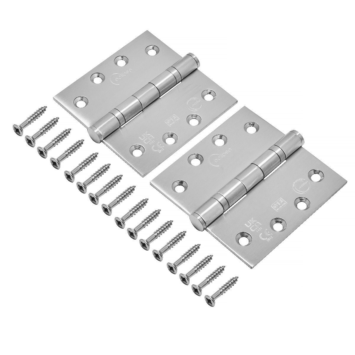 Eclipse Satin Stainless Steel 102 x 102mm Grade 13 BB Hinges | 14841