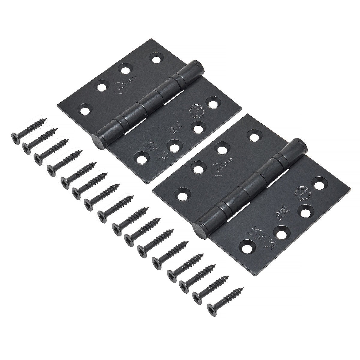 Eclipse Matt Black 102 x 102mm Grade 13 BB Hinges | 14841BLK