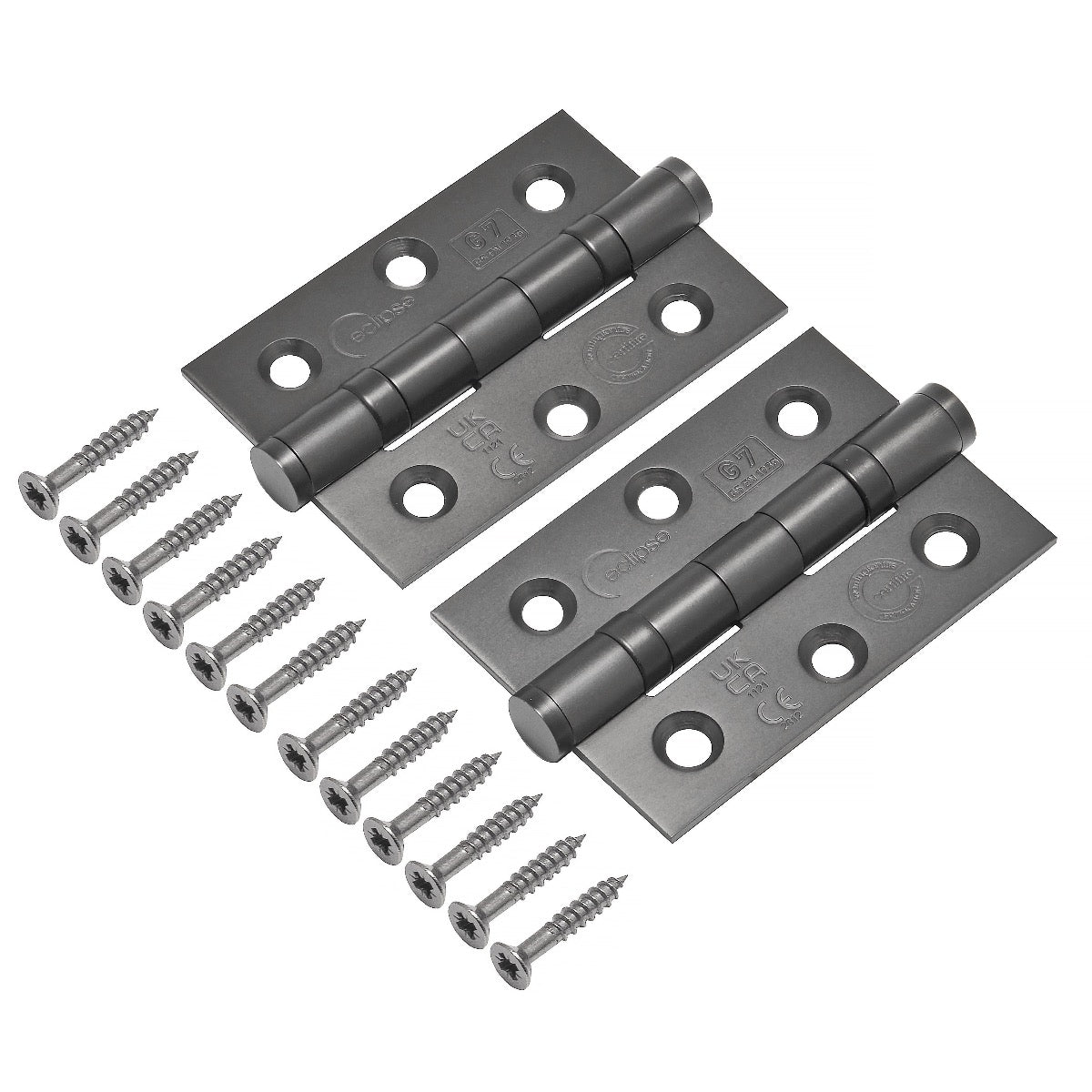 Eclipse Dark Bronze 76mm 3" Grade 7 BB Hinges | 14852DBZ