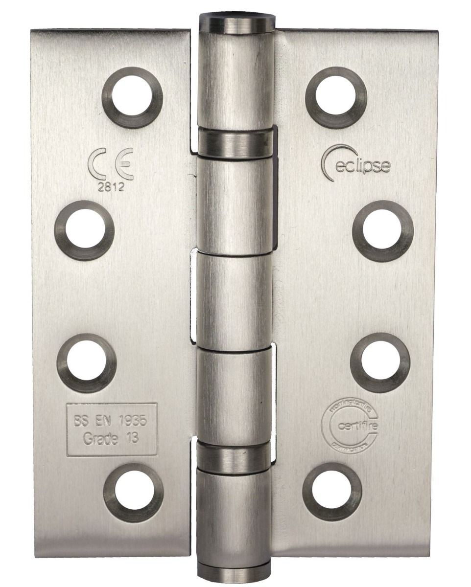 Eclipse Satin Stainless Steel 102mm 4" Grade 13 BB Hinges | 14854