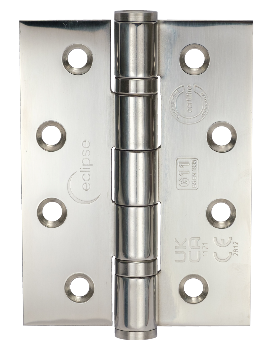 Eclipse Polished Stainless 102mm (4" ) Grade 11 BB Hinges | 14860
