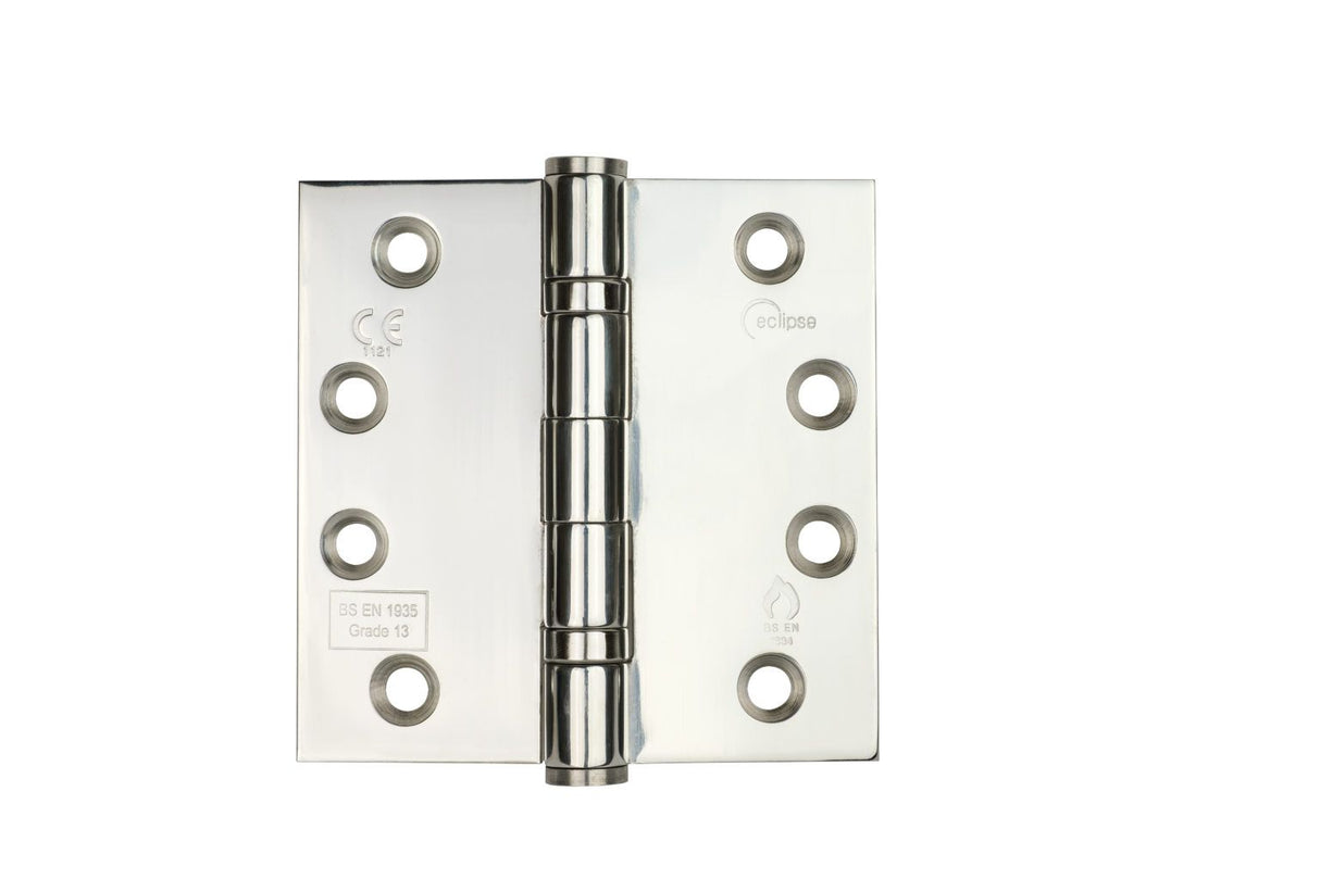 Eclipse Polished Stainless Steel 102 x 102mm Grade 13 BB Hinges | 14875
