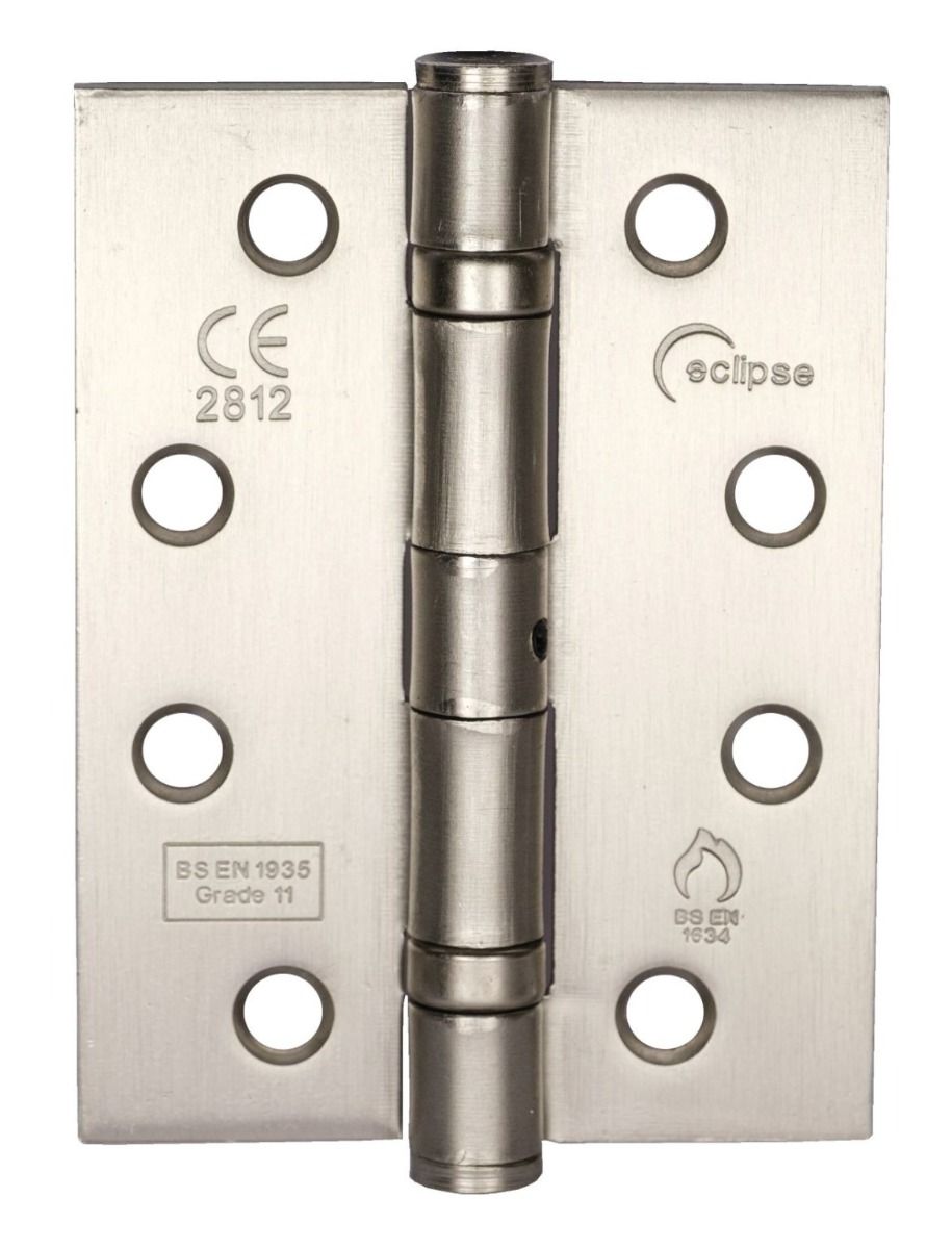 Eclipse Satin Nickel 102mm (4") Grade 11 Steel BB Hinges | 14877