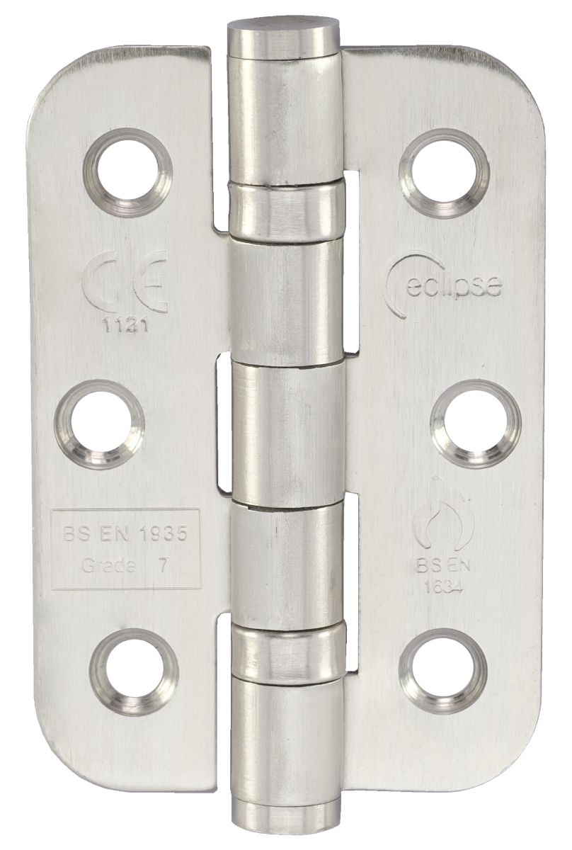 Eclipse Satin Stainless Steel 76mm Grade 7 Radius BB Hinges | 14905