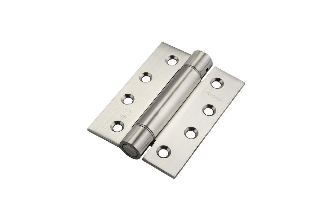 Set Eclipse 102mm Satin Stainless Steel Spring Hinge | 14922 | 14926