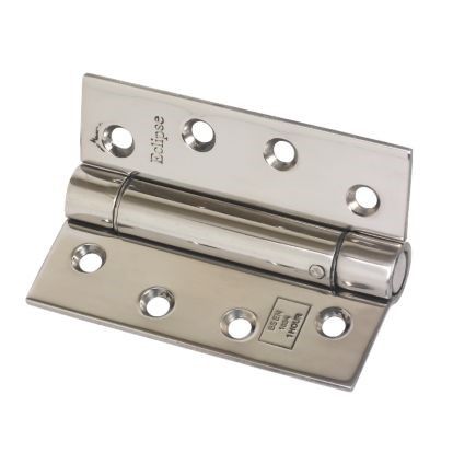 Set Eclipse 102mm Polished Stainless Steel Spring Hinge | 14923 | 14927