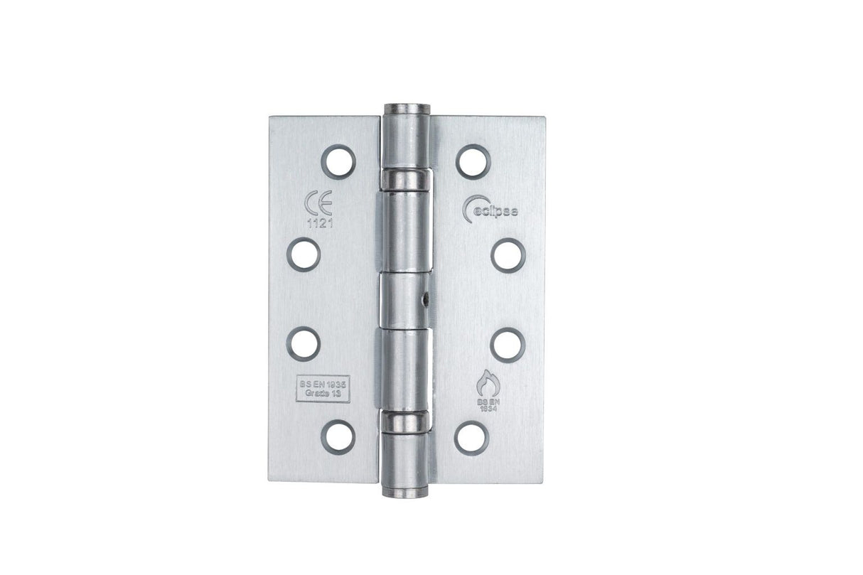 Eclipse Satin Chrome 102mm Grade 13 Steel BB Hinges | 14975