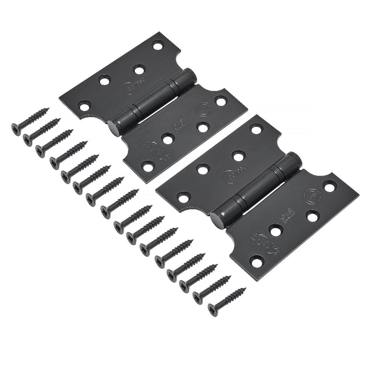 Eclipse 102x51x102mm (4") Matt Black Parliament Fire Rated Hinge | 14989BLK