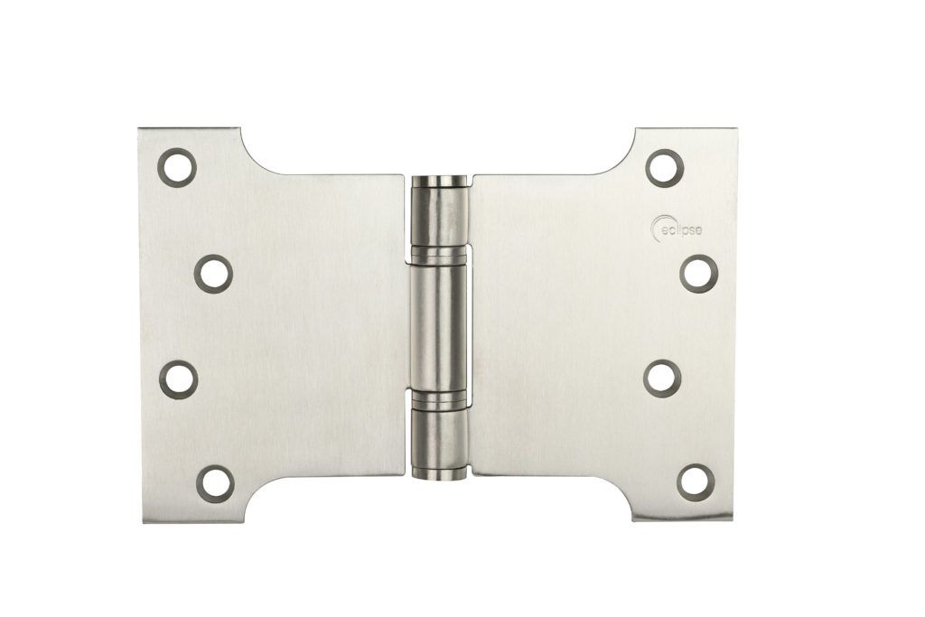Pair Eclipse 102x102x152mm 4" Satin Stainless Parliament Hinge | 14995 SSS