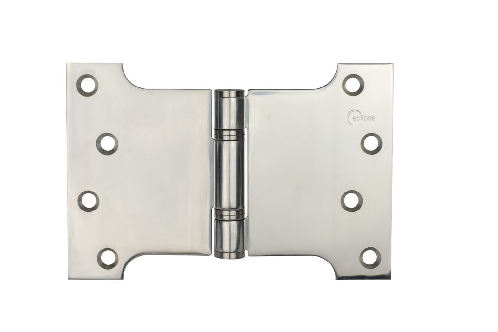 Pair Eclipse 102x102x152mm 4" Polished Stainless Parliament Hinge | 14996 PSS