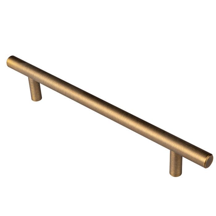 Antique Brass 160mm T Bar Cabinet Handle | FTD445CAB