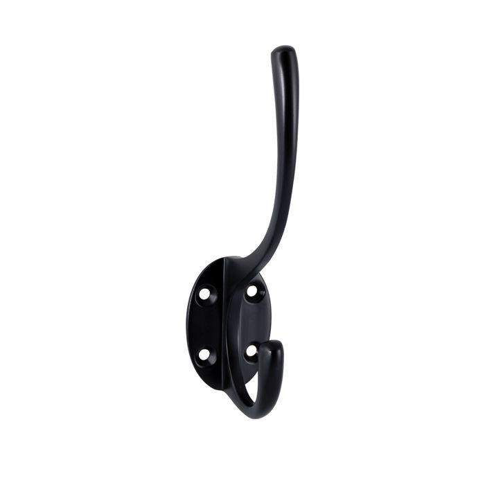 Matt Black Single Hat & Coat Hook | AA25MB