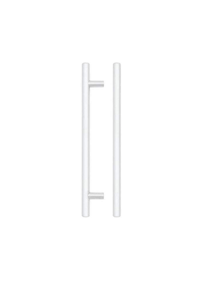 Matt White T Bar Cabinet Handle c/c 160mm | TDFPT-160-220MW