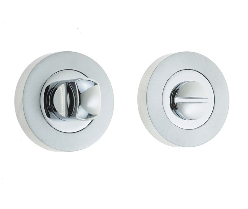 Jedo 50mm Polished & Satin Chrome Turn & Release | JV2666PCSC