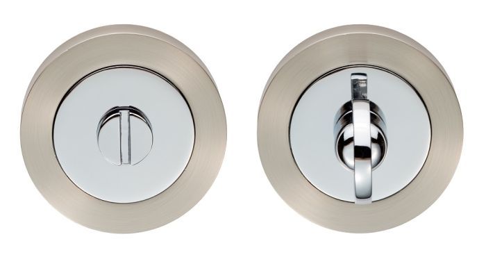 Satin Nickel Polished Chrome Thumb Turn & Release | GK4004SNCP