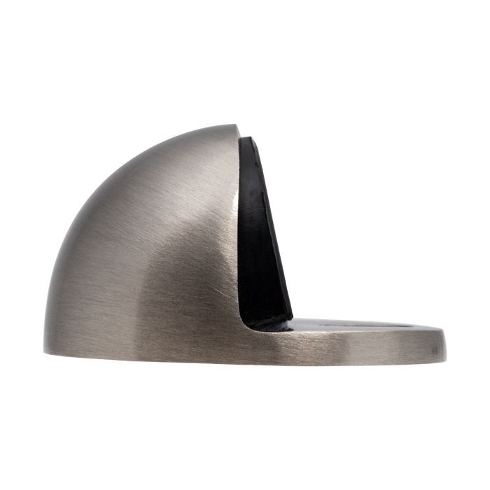 Satin Nickel Oval Floor Mounted Door Stop | AA20SN