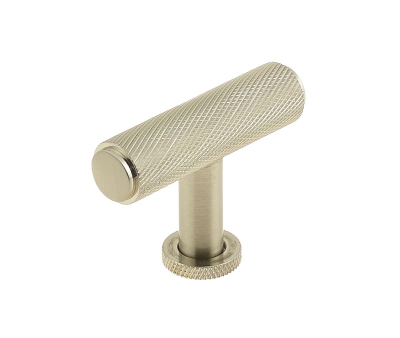 Burlington Satin Nickel Piccadilly Knurled Cupboard Knob | BUR401SN