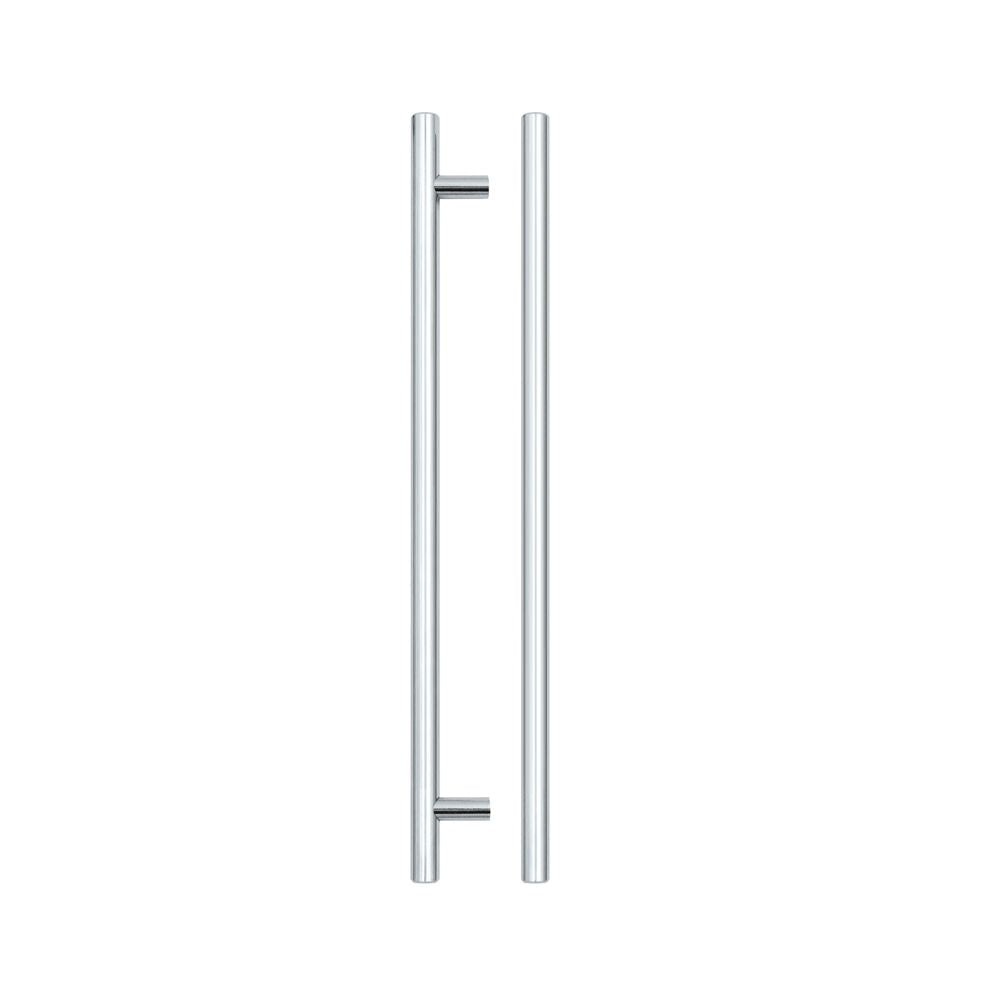 Polished Chrome T Bar Cabinet Handle c/c 256mm | TDFPT-256-316PC