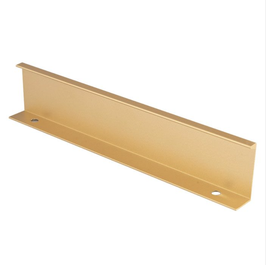 Satin Brass 200mm Squared Edge Pull | FTD302CSB