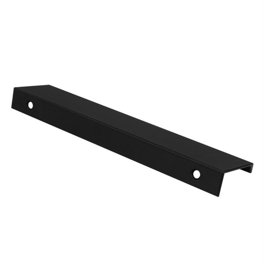 Matt Black 200mm Squared Edge Pull | FTD302CMB