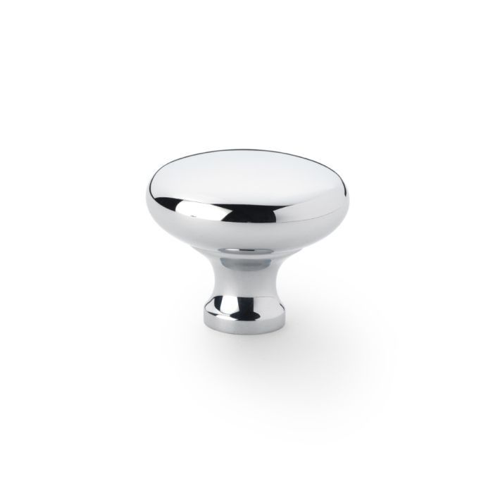 A&W Polished Chrome 38mm Wade Round Cupboard Knob | AW836-38-PC