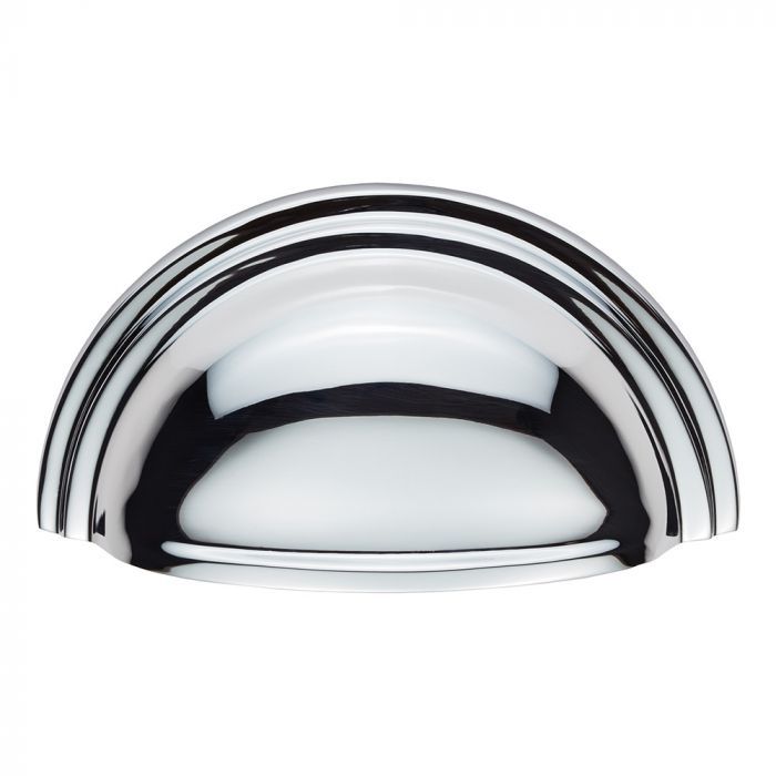 Polished Chrome 76mm Victorian Cup Pull | C47CP