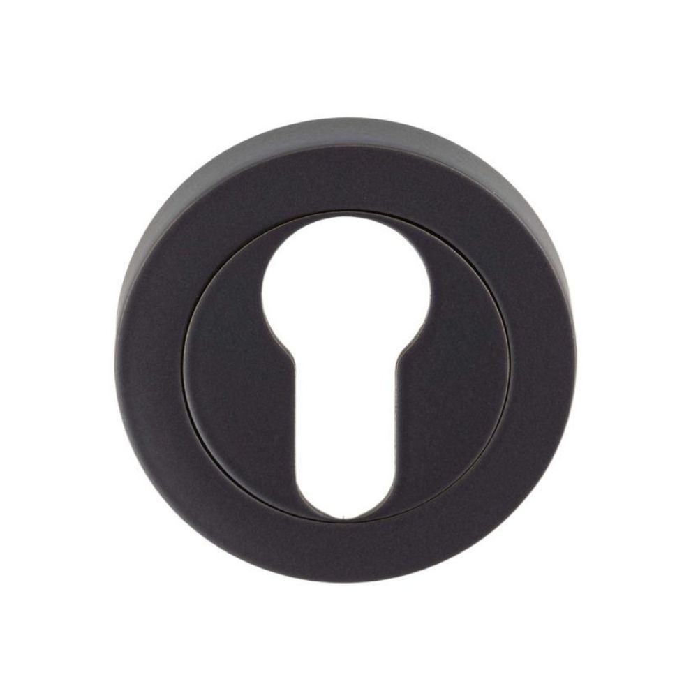 Carlisle Brass Matt Black Euro Escutcheon | EUL001MB