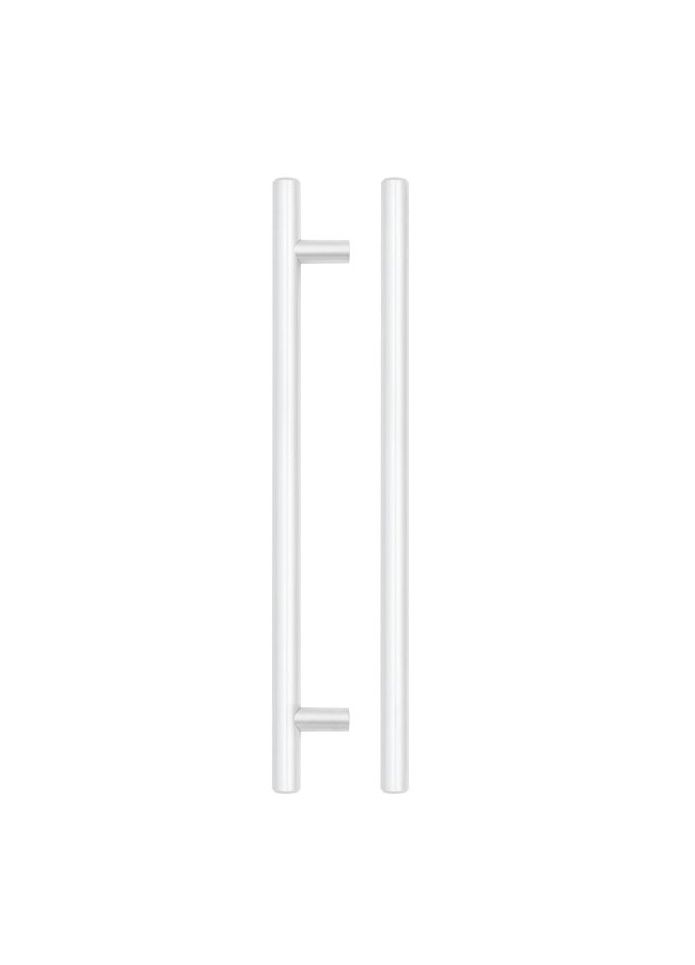 Matt White T Bar Cabinet Handle c/c 192mm | TDFPT-192-252MW