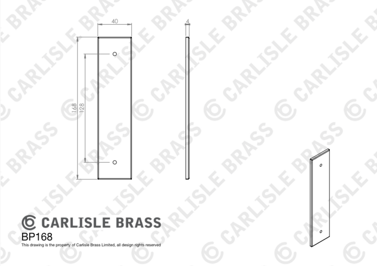 Satin Brass 158mm Lines Pull Handle | FTD710BSB