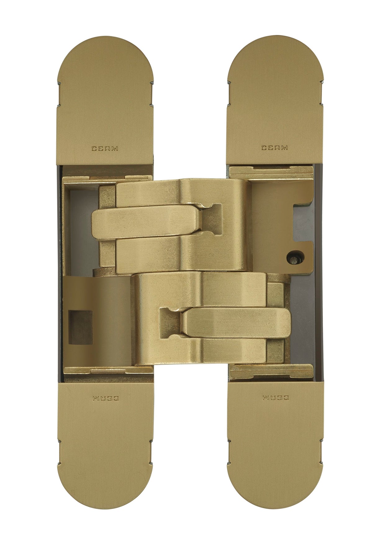 Ceam Satin brass 130mm 3D Concealed Hinge 1230 | CI001230OSG00