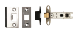 76mm Polished Nickel Tubular Mortice Latch | BTL30PN