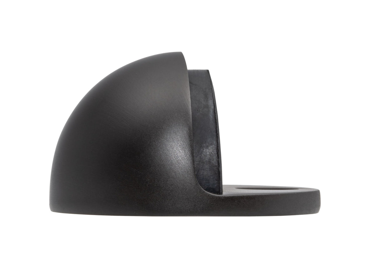 Matt Bronze Oval Floor Mounted Door Stop | AA20MBRZ