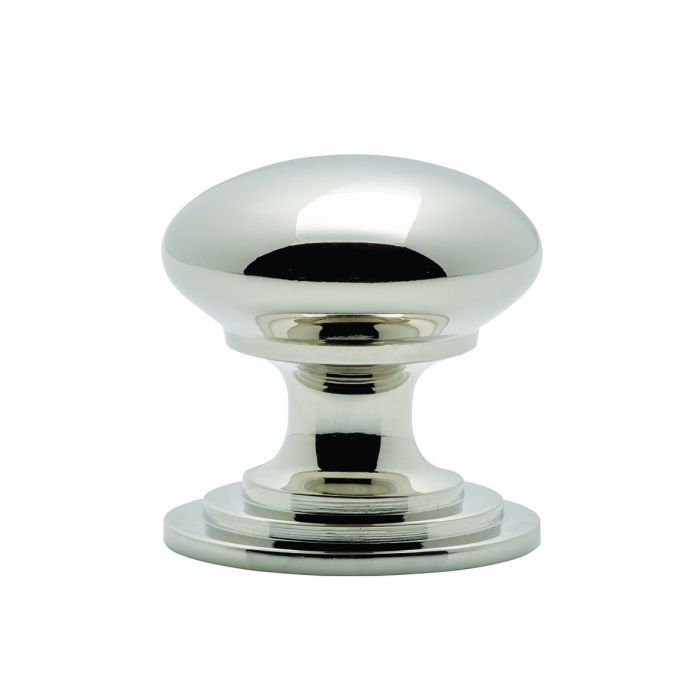 Polished Nickel 32mm Victorian Cupboard Knob | M47BPN