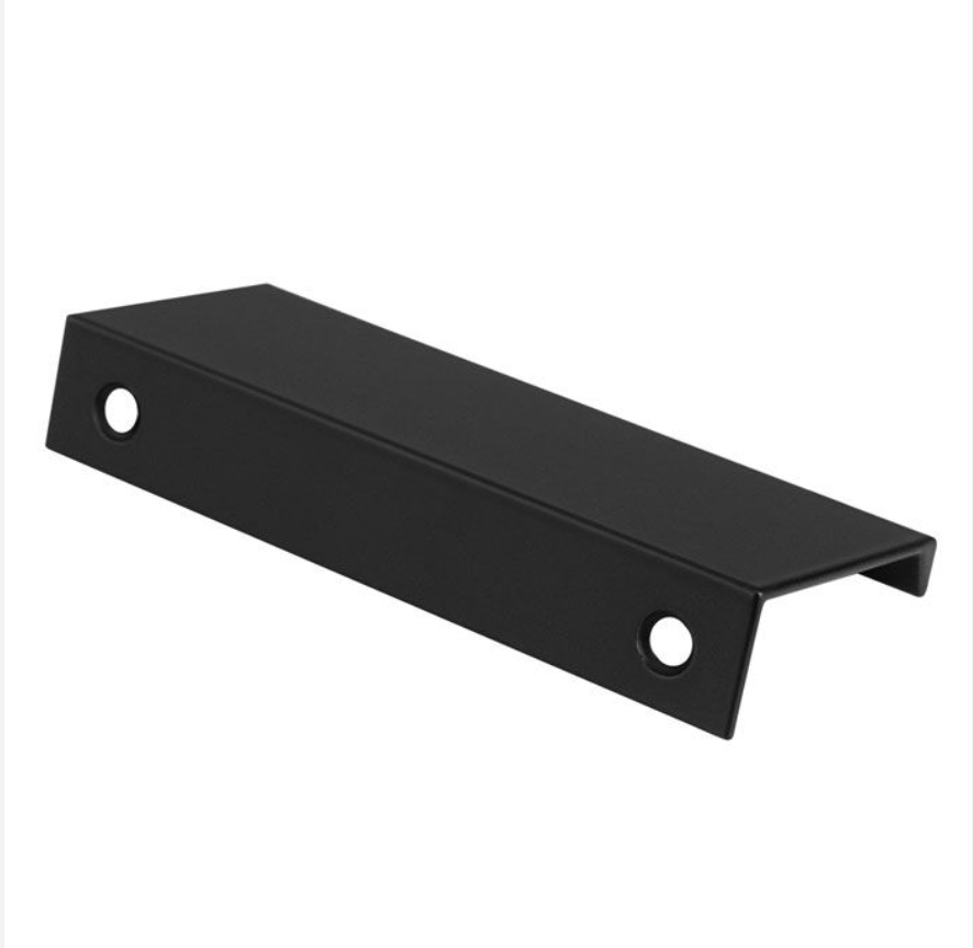 Matt Black 100mm Squared Edge Pull | FTD302BMB