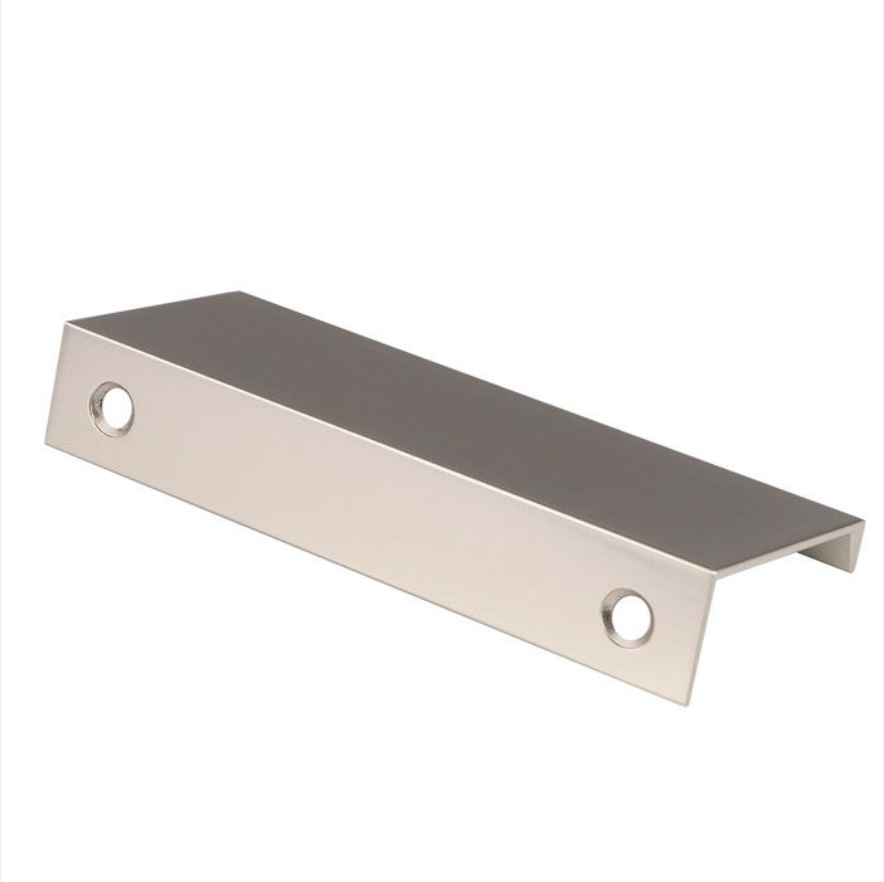 Satin Nickel 100mm Squared Edge Pull | FTD302BSN