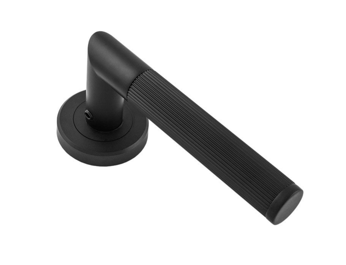 Set Matt Black Trend Lines Lever | SZM170MB
