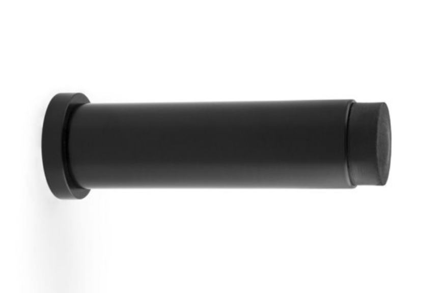 Matt Black 75mm Projection Door Stop | AW601-75-BL