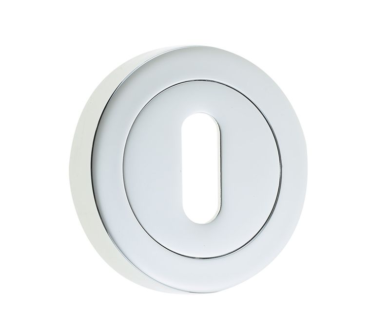 Jedo 50mm Polished Chrome Standard Escutcheon | JV503PC