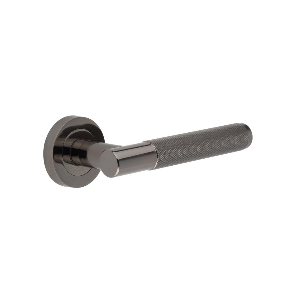 Sets Black Nickel Knurled Lever handles | JV850BN