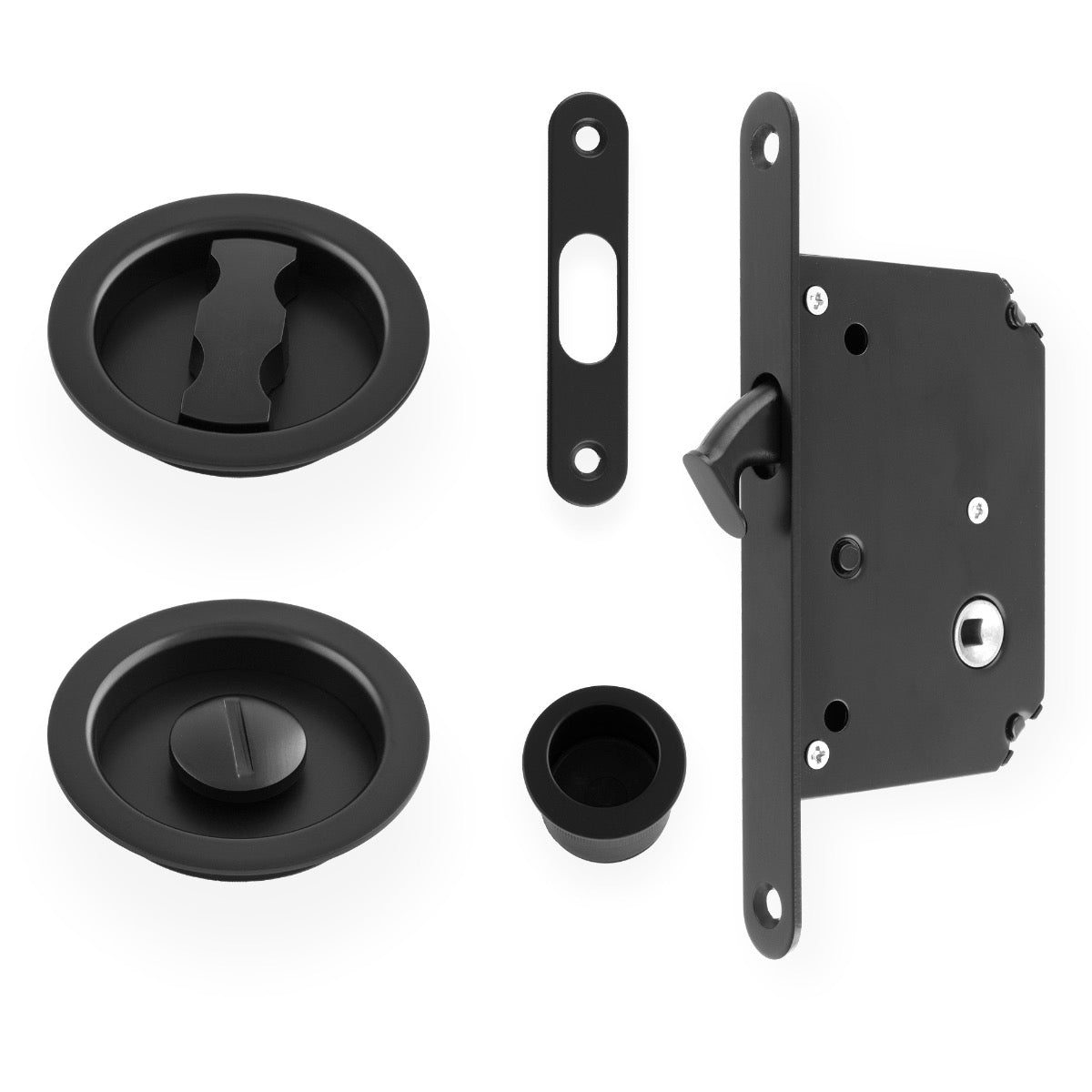 AW Black Sliding Door Locking Kit | AW110RBL