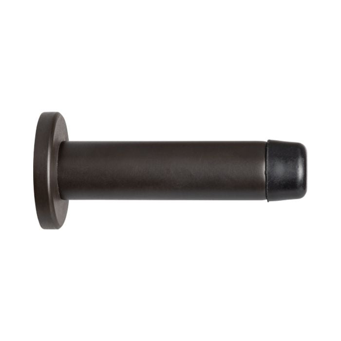 Matt Bronze Wall Mounted Door Stop on rose | AA21MBRZ