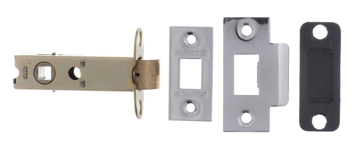 100mm (4") Polished Nickel Heavy Duty Tubular Latch | AL4PN