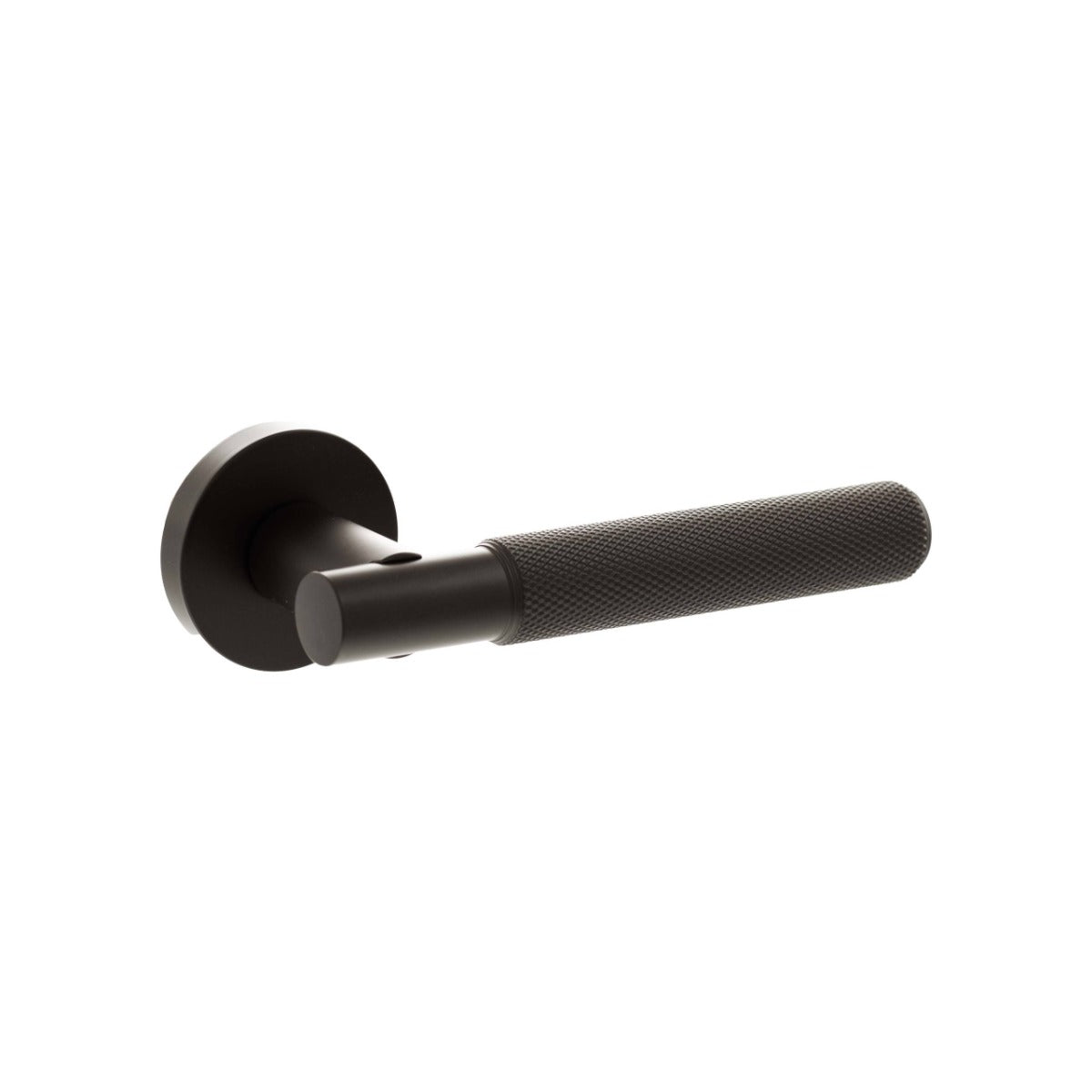 Set Dark Bronze Rosarno Knurled Lever Handle | SPR170UDB