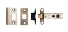 64mm Satin Nickel Tubular Mortice Latch | BTL25SN